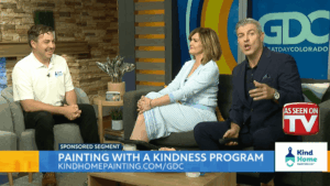 Kind home painting featured on Great Day Colorado